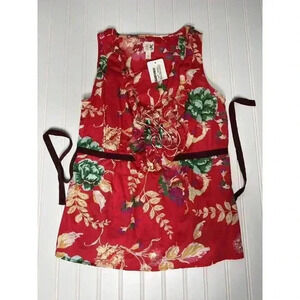 Anthropologie Edme & Esyllte Floral Sleeveless Top Sz 8 NEW. 607